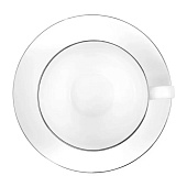 Пара чайная, 260 мл, фарфор, белый,White Platinum MW601-RR0060