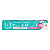 Зубная паста детская PresiDent 6-12 Жвачка (50 RDA) 70г Зубная паста детская PresiDent 6-12 Жвачка (50 RDA) 70г