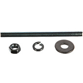 Штанга усил. DIN 976 М 8х100 2 шт компл. DIN934, DIN127, DIN9021 (белый цинк 2 шт)