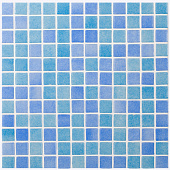  Мозаика 39,6х31,7 Mixed № 110/501 Голубой /Vidrepur 