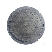 Люк канализационный ПП тип ЛМ 1,5 тн, черный 725/565/45 Люк канализационный ПП тип ЛМ 1,5 тн, черный 725/565/45