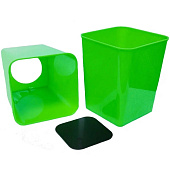 Стакан для рассады 6шт, 460 мл квадратный съемное дно Стакан для рассады 6шт, 460 мл квадратный съемное дно