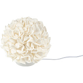 Светильник настольный Гортензия 6Вт Е27 3000К белый/белый /Uniel Светильник настольный Гортензия 6Вт Е27 3000К белый/белый /Uniel