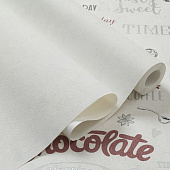  Обои 1.06х10м Латте арт. 11067-01 Молочный фон /Артекс 