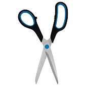 Ножницы 215 мм OfficeSpace, черные с синими вставками, ПВХ чехол, 264904 Ножницы 215 мм OfficeSpace, черные с синими вставками, ПВХ чехол, 264904