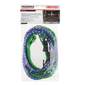 Резинка для крепления багажа 100смх8мм SKYWAY 2шт метал. Крюк Резинка для крепления багажа 100смх8мм SKYWAY 2шт метал. Крюк