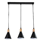 Светильник подвесной 10286/3BK WD+BK 40Вт E27 S=7м2 /ЭкономСвет Светильник подвесной 10286/3BK WD+BK 40Вт E27 S=7м2 /ЭкономСвет