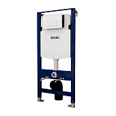 Инсталляция для подвесного унитаза 2в1 c белой прямоугольной клавишей Optima Home OPH0000i32K Iddis Инсталляция для подвесного унитаза 2в1 c белой прямоугольной клавишей Optima Home OPH0000i32K Iddis