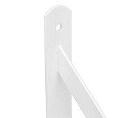 Кронштейн 300х200х30х4мм, усиленный, белый, Сибртех Кронштейн 300х200х30х4мм, усиленный, белый, Сибртех