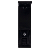 Кронштейн стеновой МОДЕРН однорядный черный Кронштейн стеновой МОДЕРН однорядный черный