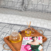 Комплект постельного белья Cleo сатин Notte Bianca с одеялом евро макси 32/005-NBOL Комплект постельного белья Cleo сатин Notte Bianca с одеялом евро макси 32/005-NBOL