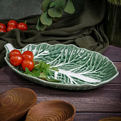 Блюдо овальное 28,3х19,8 см Cabbage Сasa di Fortuna керамика CDF CB09 Блюдо овальное 28,3х19,8 см Cabbage Сasa di Fortuna керамика CDF CB09