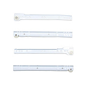 Направляющие роликовые 350х1,1мм белые Направляющие роликовые 350х1,1мм белые