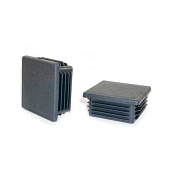  Заглушка 80х80 внутренняя, черная 