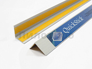 Алюминиевый уголок cамокл 20х20х1 2м Серебро QuickStick