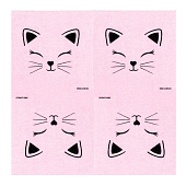 Салфетки Кошечка, 24х24 см, 20 шт, 7756541 Салфетки Кошечка, 24х24 см, 20 шт, 7756541
