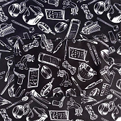  Фартук (рогожка) Sonnet Версаль черный 