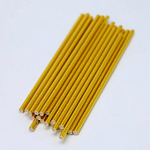 Трубочки одноразовые для напитков 25 шт. "Party go", golden (197 мм) Трубочки одноразовые для напитков 25 шт. "Party go", golden (197 мм)