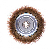 Щетка "чашка" для УШМ 150 мм, М14 латун. витая пров.Matrix Щетка "чашка" для УШМ 150 мм, М14 латун. витая пров.Matrix