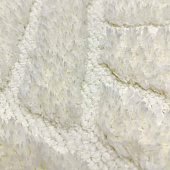 Коврик для туалета 50х50 Кьяра белый HY2310001-1 Коврик для туалета 50х50 Кьяра белый HY2310001-1