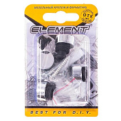 Зеркалодерж.d17мм мет+пласт.№ 1 хром(4 шт) "Elemen Зеркалодерж.d17мм мет+пласт.№ 1 хром(4 шт) "Elemen