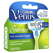 Сменные кассеты для бритья VENUS Embrace 4шт Сменные кассеты для бритья VENUS Embrace 4шт