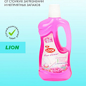 Средство для мытья пола LION Look Пыль на замок Роза 1000мл 26889 Средство для мытья пола LION Look Пыль на замок Роза 1000мл 26889