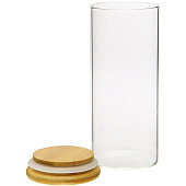 Банка с бамбук.крышкой, Д65 Ш65 В150, 450 мл, прозрачный Muj-04 Банка с бамбук.крышкой, Д65 Ш65 В150, 450 мл, прозрачный Muj-04