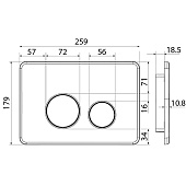 Клавиша смыва для инсталляции Iddis нержавеющая сталь круглая Unisteel 010 UNS10S0i77 Iddis Клавиша смыва для инсталляции Iddis нержавеющая сталь круглая Unisteel 010 UNS10S0i77 Iddis