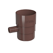  Отвод для сбора воды ПВХ D125/82 коричневый /Технониколь 
