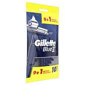 Станок для бритья одноразовый GILLETTE Blue II увлаж.полоска 10шт Станок для бритья одноразовый GILLETTE Blue II увлаж.полоска 10шт