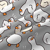  Комплект постельного белья 1,5 спальный Mariya DeLuxe Гуси Утки 500290/1 А+В 