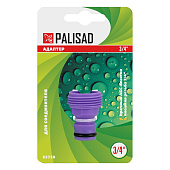 Адаптер пластмассовый, 3/4", внешняя резьба// PALISAD , 65750 Адаптер пластмассовый, 3/4", внешняя резьба// PALISAD , 65750