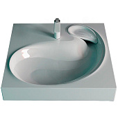 Раковина над стиральной машиной Флоу 60 белая Раковина над стиральной машиной Флоу 60 белая