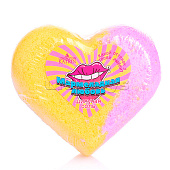  Шипучая соль для ванн Сердце Мармеладная любовь 110г Лаб Катрин 