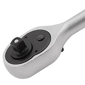 Ключ-трещотка 1/4", 72 зуба, с быстрым сбросом, CrV, Stels