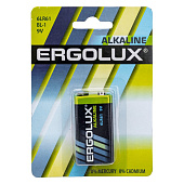  Батарейка 9V/6LR61  Alkaline (1шт) Ergolux 11753 