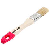 Кисть плоская Стандарт 25мм, натуральная щетина, деревянная ручка Кисть плоская Стандарт 25мм, натуральная щетина, деревянная ручка