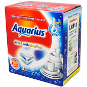  Таблетки для посудомоечных машин  AQUARIUS All in1  150 таб. 