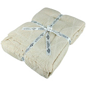  Покрывало 200х220 вафельное жаккард бежевый 