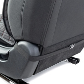  Накидки на сиденье Car Performance передние 2 шт алькантара черн/бежевые CUS-1012 BK/BE 