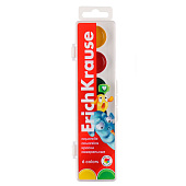 Краски 6 цветов ErichKrause Jolly Friends, с европодвесом, 61365 Краски 6 цветов ErichKrause Jolly Friends, с европодвесом, 61365