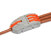  Клемма разветвительная СМК 421-3 однополюсная, 2шт 