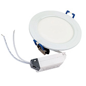 Светильник точечный встраиваемый LED DLRL 10Вт 6500К круг белый (d94х40/монтажн d75) /LEEK Светильник точечный встраиваемый LED DLRL 10Вт 6500К круг белый (d94х40/монтажн d75) /LEEK
