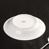 Тарелка глубокая с утолщённым краем Magistro La Perle 22 см белый 9225423 Тарелка глубокая с утолщённым краем Magistro La Perle 22 см белый 9225423