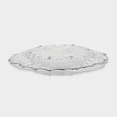 Десертная тарелка «Сияние», серебристая отводка, 10887643 Десертная тарелка «Сияние», серебристая отводка, 10887643