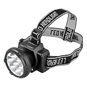 Фонарь налобный аккумуляторный LED 5362 7LED 2 режима, черный Ultraflash 11256 Фонарь налобный аккумуляторный LED 5362 7LED 2 режима, черный Ultraflash 11256