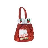 Мешок новогодний 22х18см с ручками микс арт.10123-0280 Код271455