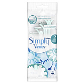 Станок для бритья одноразовый GILLETTE SIMPLY VENUS 2 для женщин 4шт Станок для бритья одноразовый GILLETTE SIMPLY VENUS 2 для женщин 4шт