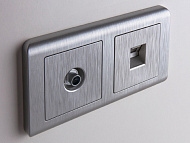 Розетка ТВ окон.cереб.риф. Werkel /W1183009 Розетка ТВ окон.cереб.риф. Werkel /W1183009